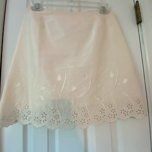 Cache lace mini skirt